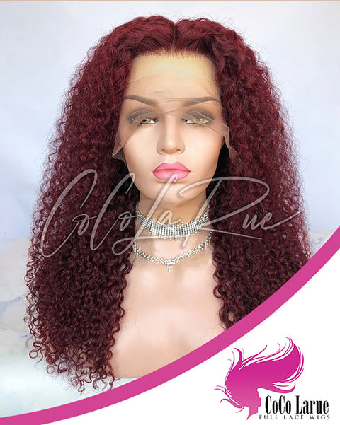Natural Curl Hair Single Donor 24' FULL-LACE Human Hair Wig by DMV. Natural colors. Use up to 4 years. Worn Curly Or Straight