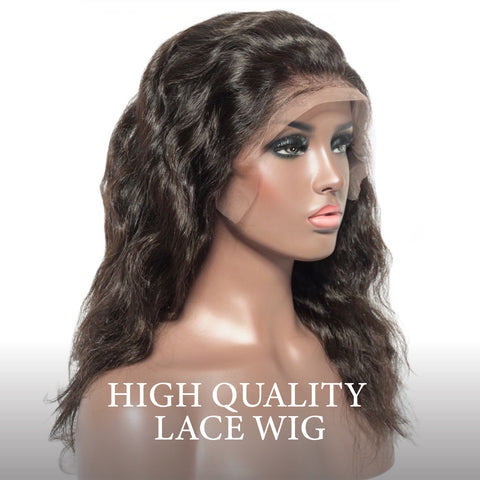 Natural Curl Hair Single Donor 16' FULL-LACE Human Hair Wig by DMV. Natural colors only. Use up to 4 years. Worn with Natural Curl Or Straight