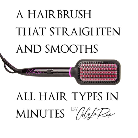 702 Hair Hot Brush Straightener - Straightener hair in minutes. Smooth, Straight Hair In Half The Time For straight, smooth and frizz-free hair
