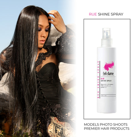 DMV Hair Shine Oil Spray 4oz-Advanced and Enhanced Formula-High Gloss- No Moisture Loss and Color Fading-Anti Frizz Hair Gloss- Sexified Shine
